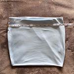 Baby Blue Soft Bodycon Pull On Mini Skirt Elastic Waist Women’s Sz M NWOT Size M Photo 5