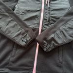 Mountain Fog Womens Size Medium Fleece Jacket Black Pink Zip Pockets Winter Fall Photo 2