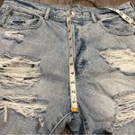 American Eagle Denim Jean Shorts Women's Boyfriend Short Cotton Boho Festival Photo 4