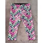 Victoria's Secret Pink Yoga  Women's Leggings Floral Size‎ Medium Photo 3