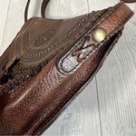 Patricia Nash  Beaumont Flap Brown Crossbody Vintage Distressed Leather *READ Photo 14