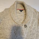 Tommy Hilfiger Womens New L Tan Long Sleeve Toggle Sweater Cozy Cardigan Size L Photo 4