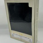 Boutique Hat and Infinity Scarf Set, Adult Size, Black Photo 0