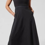 Athleta RYDER Black Midi Dress 1X Photo 0