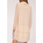 $565 NWOT SEE BY CHLOÉ Ruffles Tiered Georgette Mini Dress Size 38/ L Pink Size L Photo 2