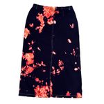 Christopher & Banks DIY Bleach Tie Dye Midi Navy Skirt Size 12 Edgy Noughties Photo 1