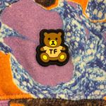 Teddy Fresh  x Myfawnwy Collab Multicolor Marbled Abstract Art Sweatshirt Size XS Photo 2