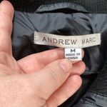 Andrew Marc longer length black coat size medium Photo 2