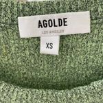 AGOLDE Green Sleeveless Tank Ribbed Knit Photo 2