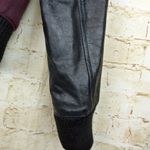 Theory Varsity Jacket Womens P Burgundy Dex Wool Leather Sleeves Academia Retro Photo 8