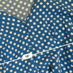 ZARA Blue Polka Dot Button Down Top Photo 1