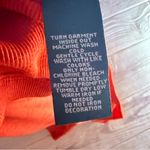 Ralph Lauren Vintage  Jean co long sleeve red sweater with leather lace detail m Photo 4