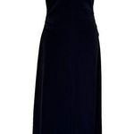 Giorgio Armani Le Collezioni Black Silk Maxi Dress Made in Italy Size 4 Photo 0