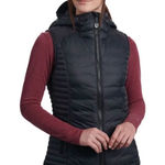 Kuhl  Women's Spyfire Hooded Vest in blackout size large Photo 0