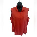 Kerrits  Women’s Sleeveless Top Size L Red Orange Photo 2