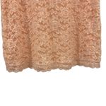 Bebe Y2K  barbiecore coquette vintage Lace High-Neck Key-Hole Mini Dress, Size M Photo 10