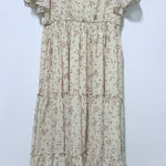 MikaRose  Beige Floral Maxi Dress Photo 0