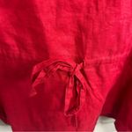 Spiegel New Deadstock red linen 4 button lightweight blazer ladies size 20W plus Photo 6