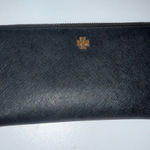 Tory Burch  Black Emerson Zip Passport Continental Wallet K Photo 0