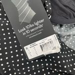 MiracleSuit Tankini Top Size 12 Pin Point Love Knot Black White Polka Dot NWT Photo 5