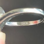 Natural opal stone S925 silver ring size 8 Photo 8