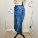 Judy Blue NTM: Medium Wash Dixie Jeans Wide Leg Cropped with Raw Hem Sz 9/29 Photo 7