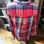 SO  Perfect red plaid lumber XL flannel button down shirt Photo 1