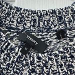 Theory Navy and White Knit Sweater Photo 2