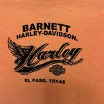 Harley Davidson Harley-Davidson Barnett El Paso Texas Orange Short Sleeve T-shirt Photo 4