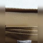 Bebe  Women's Wristlet Wallet Monogram Vanilla/Gold Color NWT Photo 4
