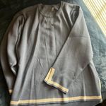 2 Piece Long Sleeve Knit Sweater Lounge Set Blue Size XS Photo 2