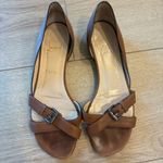 Christian Louboutin  Women’s Atalanta Flats Sandals Leather Cognac Size 37/7 US Photo 6