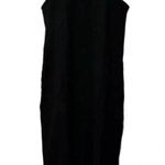 Blue Rain NWT Francesca's  Women’s Medium Black Nina Knitted Tank Midi Dress Photo 3