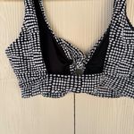 Aerie  Black & White Polka Dot Bikini Top Photo 4