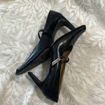 Kenneth Cole  Black Leather Pumps Made in Spain‎ Size 10 Photo 3