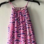 Everly Sundress Womens Small Pink Purple Key Hole Spaghetti Strap Lined Dress Photo 1