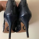 Elie Tahari  Black Leather Booties Photo 7