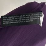 Soma Sensual BlackBerry Purple Lace Trim Midi Slip Dress XXL Photo 6