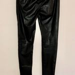 Flo Atelier Black Faux Leather moto skinn pants LG Photo 0