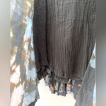 Free People Sway My Way Mini Skirt Women’s Small Dark Floral Flowy Boho Coquette Photo 8