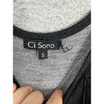 Ci Sono jumpsuit womens small gray sleeveless jogger pockets tie waist soft Photo 6