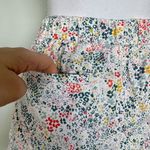 Lands End Floral Skort | Size 14 | EUC| Pockets | 98% cotton White Photo 6