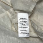 Maurice's Size Small Vneck solid crocheted trim tank crochet lace NWT Photo 5