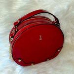 Women's Patent Leather Top Handle Purse Elegant Handbag Red Photo 0