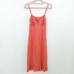 Abercrombie & Fitch Y2K Womens Dress Size S Coral Babydoll Milkmaid Cottagecore Photo 1
