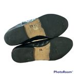 Bandolino Vintage  Woven Leather Black Elastic Ankle Booties Size 8 Photo 3