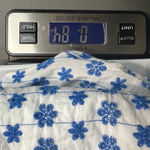 Mi Ami Embroidered Bohemian Coastalgirl Cottagecore Floral Mini Dress Sz Small Blue Photo 13