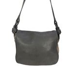 Loewe Vintage Pebbled Leather Anagram Crossbody Bag Black Brown Small Photo 3