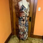 Lani boho plunging earthy maxi dress Size M Photo 5