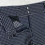 Ann Taylor Factory Signature Scalloped Hem Polka Dot Shorts Navy Blue White 4 Photo 5